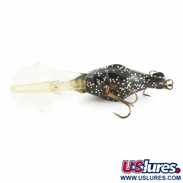 Luhr Jensen Hot Lips Express, Noir pailleté, 11g, Crankbait #24157