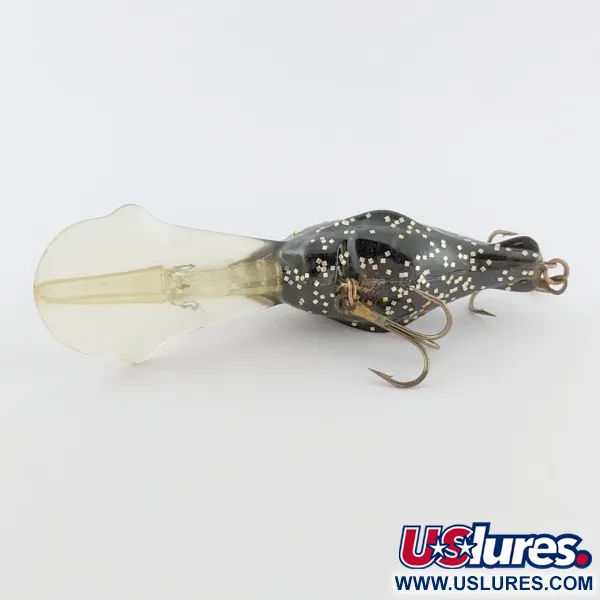 Luhr Jensen Hot Lips Express, Noir pailleté, 11g, Crankbait #24157
