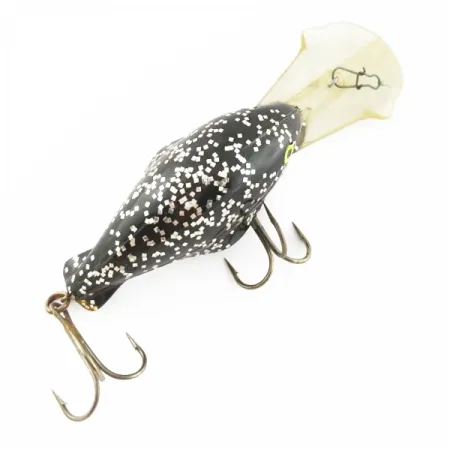 Luhr Jensen Hot Lips Express, Noir pailleté, 11g, Crankbait #24157