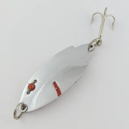 Herter's Swiss Spoon, 7g Nickel/Yeux Rouges, Cuillère Ondulante #24161