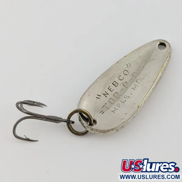 Nebco Tor-P-Do 1, 9g, nickel/laiton, Cuiller #24173