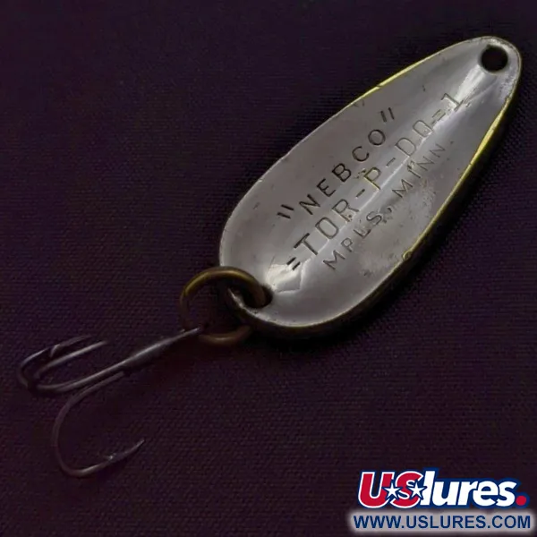 Nebco Tor-P-Do 1, 9g, nickel/laiton, Cuiller #24173