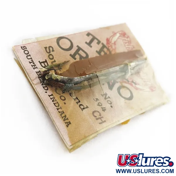 South Bend Trix-Oreno 594, argent/rouge, 2g, leurre pour canne à mouche #24177