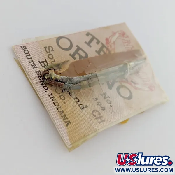 South Bend Trix-Oreno 594, argent/rouge, 2g, leurre pour canne à mouche #24177