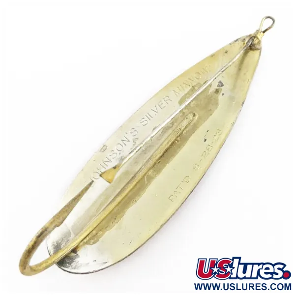 Johnson Silver Minnow, Argent/Or, 31g, Cuillère Ondulante Anti-herbe #24182