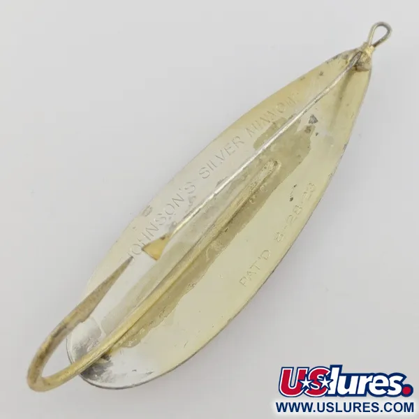 Johnson Silver Minnow, Argent/Or, 31g, Cuillère Ondulante Anti-herbe #24182