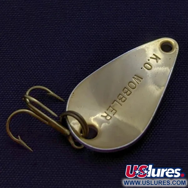 Acme K.O. Wobbler, 3,5g blanc/noir/or, Cuillère ondulante #24191