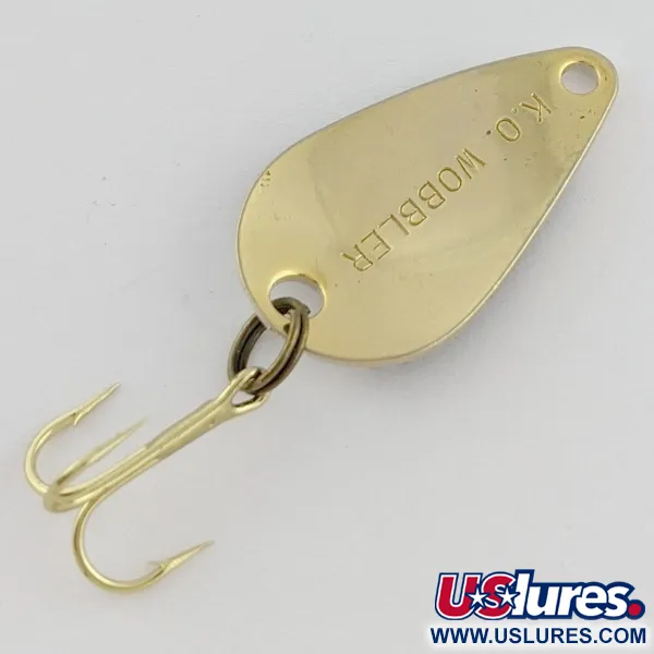 Acme K.O. Wobbler, 3,5g blanc/noir/or, Cuillère ondulante #24191