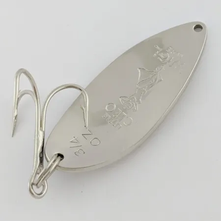 Seneca Little Cleo (Hula Girl), 21g nickel/bleu, cuillère ondulante #24198