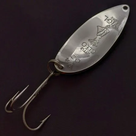 Seneca Little Cleo (Hula Girl), 21g nickel/bleu, cuillère ondulante #24198