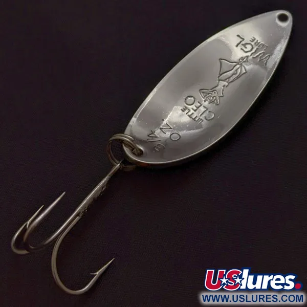 Seneca Little Cleo (Hula Girl), 21g nickel/bleu, cuillère ondulante #24198