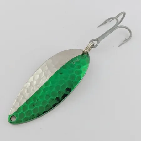 Eppinger Dardevle Devle Dog Detroit, 21g Nickel/Vert, Cuillère ondulante #24199