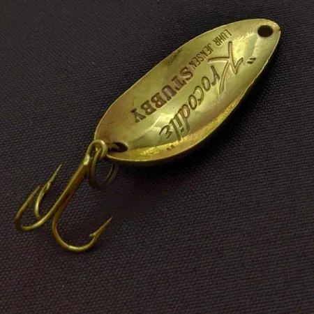 Luhr Jensen Lil' Kroc (Krocodile Stubby), Laiton, 4,5g, Cuillère ondulante #24208