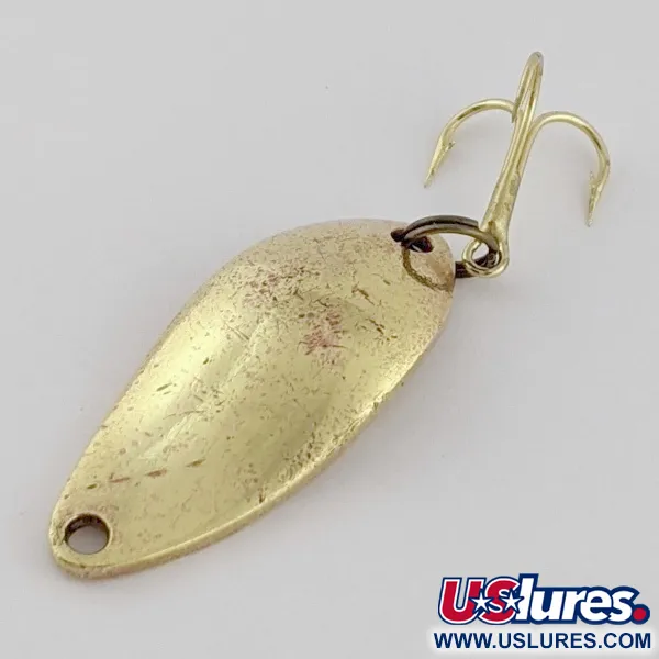 Luhr Jensen Lil' Kroc (Krocodile Stubby), Laiton, 4,5g, Cuillère ondulante #24208