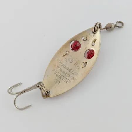 Hofschneider Red Eye Junior, 6,5g argent/laiton/yeux rouges, cuillère ondulante #24210