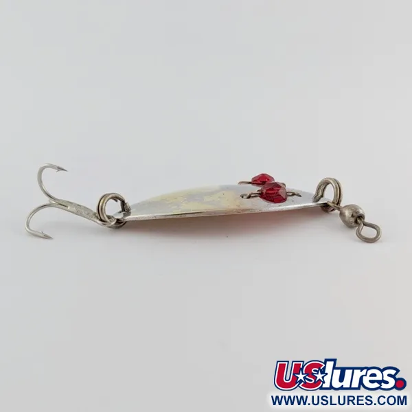 Hofschneider Red Eye Junior, 6,5g argent/laiton/yeux rouges, cuillère ondulante #24210