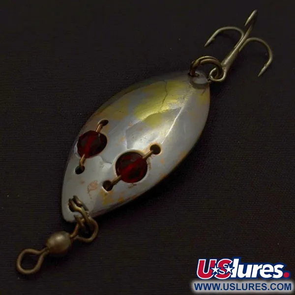 Hofschneider Red Eye Junior, 6,5g argent/laiton/yeux rouges, cuillère ondulante #24210