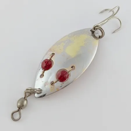 Hofschneider Red Eye Junior, 6,5g argent/laiton/yeux rouges, cuillère ondulante #24210