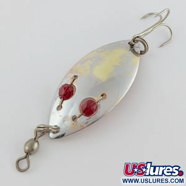 Hofschneider Red Eye Junior, 6,5g argent/laiton/yeux rouges, cuillère ondulante #24210