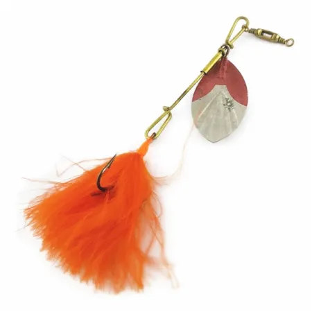 G.M. Skinner 4, Nickel/Rouge, 7g, Cuillère tournante #24225