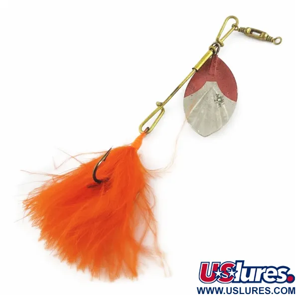 G.M. Skinner 4, Nickel/Rouge, 7g, Cuillère tournante #24225