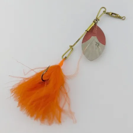 G.M. Skinner 4, Nickel/Rouge, 7g, Cuillère tournante #24225