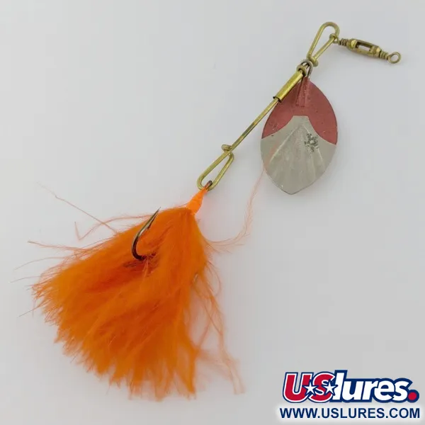 G.M. Skinner 4, Nickel/Rouge, 7g, Cuillère tournante #24225