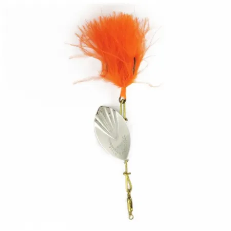 G.M. Skinner 4, Nickel/Rouge, 7g, Cuillère tournante #24225