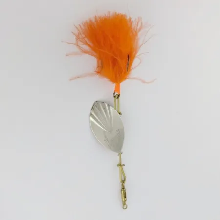 G.M. Skinner 4, Nickel/Rouge, 7g, Cuillère tournante #24225