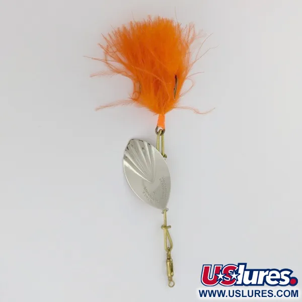 G.M. Skinner 4, Nickel/Rouge, 7g, Cuillère tournante #24225