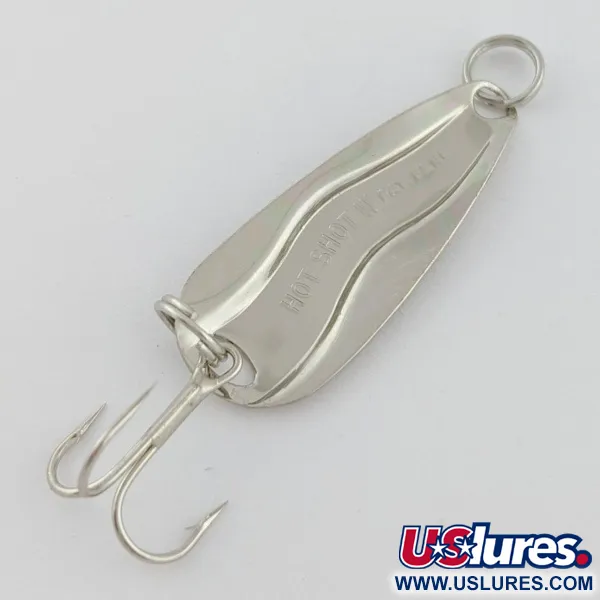 Luhr Jensen Hot Shot W, 1.3g, Nickel, Cuillère #24231