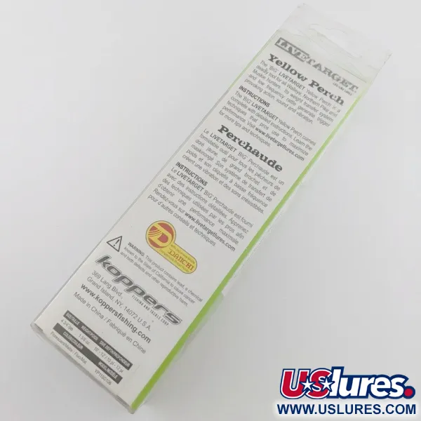 LIVE TARGET Yellow Perch, 35g, Coloris Perche, Poisson Nageur Plongeur #24236