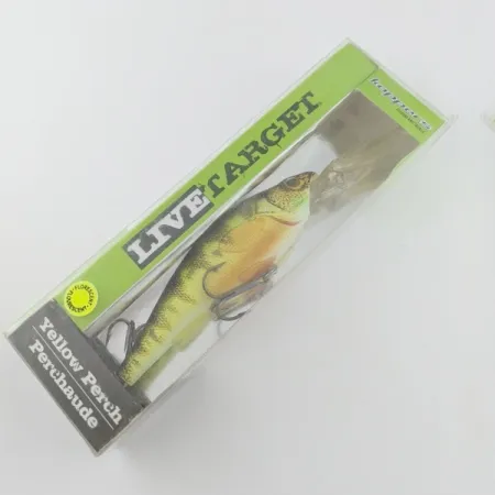 LIVE TARGET Yellow Perch, 35g, Coloris Perche, Poisson Nageur Plongeur #24236