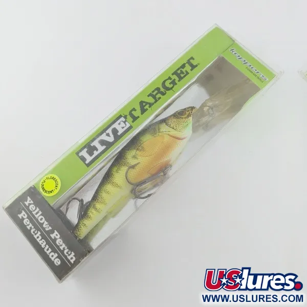 LIVE TARGET Yellow Perch, 35g, Coloris Perche, Poisson Nageur Plongeur #24236