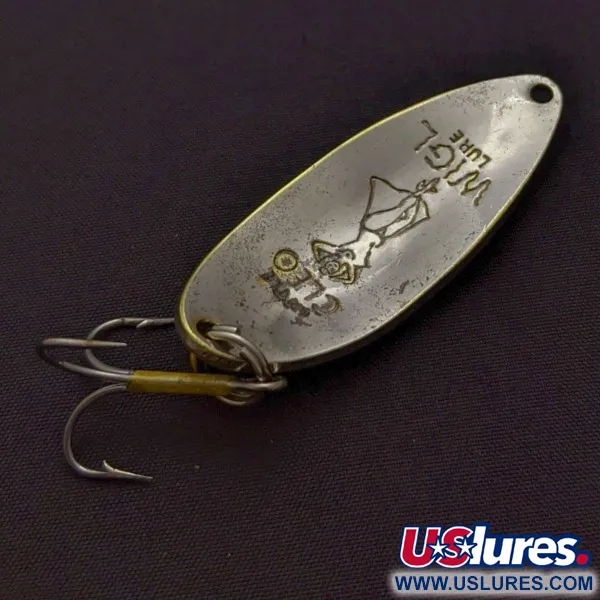 Seneca Little Cleo (Hula Girl), 14g, Nickel / Laiton, Cuillère ondulante #24250