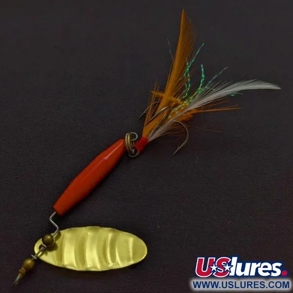 Worth #301, rouge/noir/or, 9g (1/3oz), cuillère tournante #24254