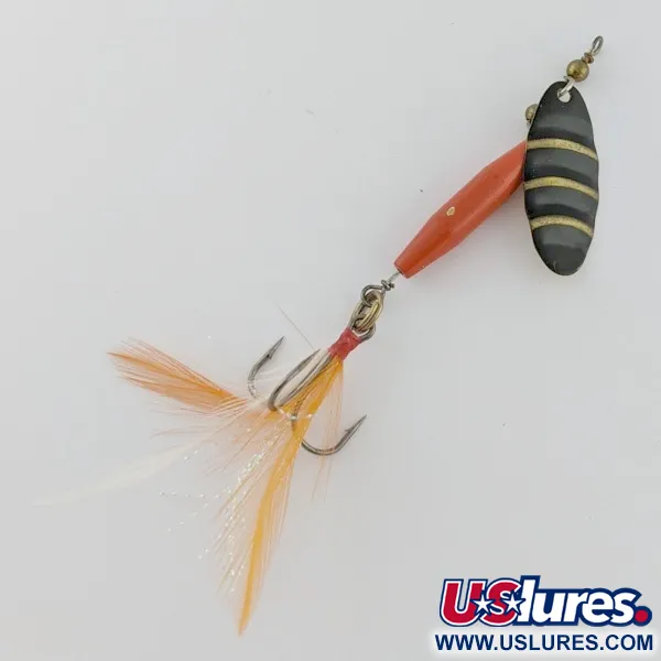 Worth #301, rouge/noir/or, 9g (1/3oz), cuillère tournante #24254