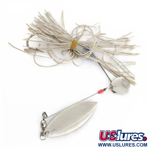 BOOYAH Tandem Counter Strike, Nickel, 1/2oz (14g), Spinnerbait #24255