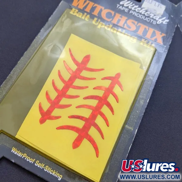 Witchcraft Witchstix Bait Update Kit, hologramme rouge, stickers pour leurres #24256