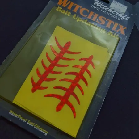 Witchcraft Witchstix Bait Update Kit, hologramme rouge, stickers pour leurres #24256