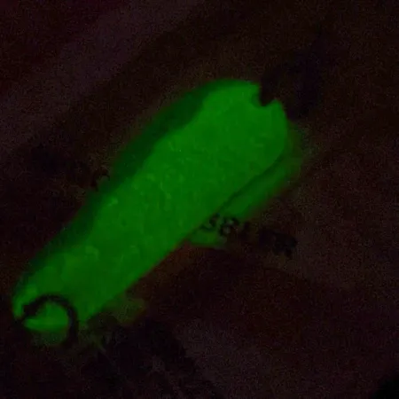 Luhr Jensen Alpena Diamond #31 Glow, 4g, Rayure Glo-Flo Green, Cuillère #24265