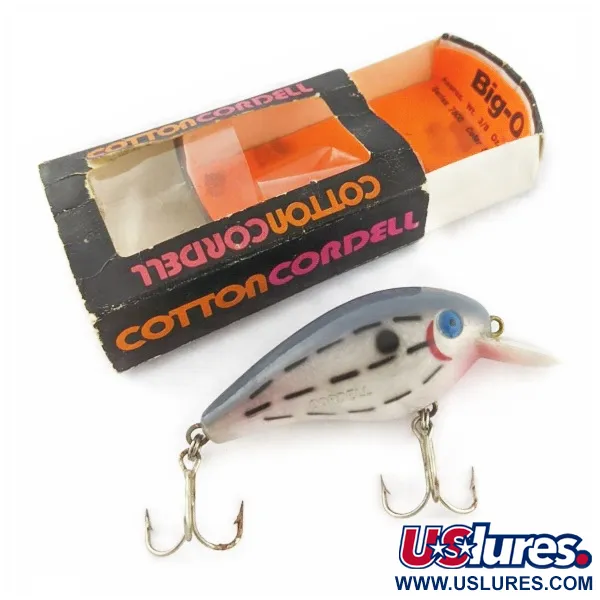 Cotton Cordell Big O, 14g Blue eyes Bar Fish, Crankbait #24266