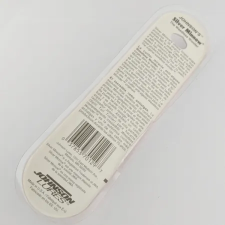 Johnson Silver Minnow, 21g Vert/Orange/Nickel, Cuillère ondulante anti-herbe #24267