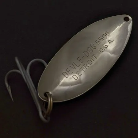 Eppinger Dardevle Devle Dog 5500 Detroit, Nickel 21g, Cuillère ondulante #24271