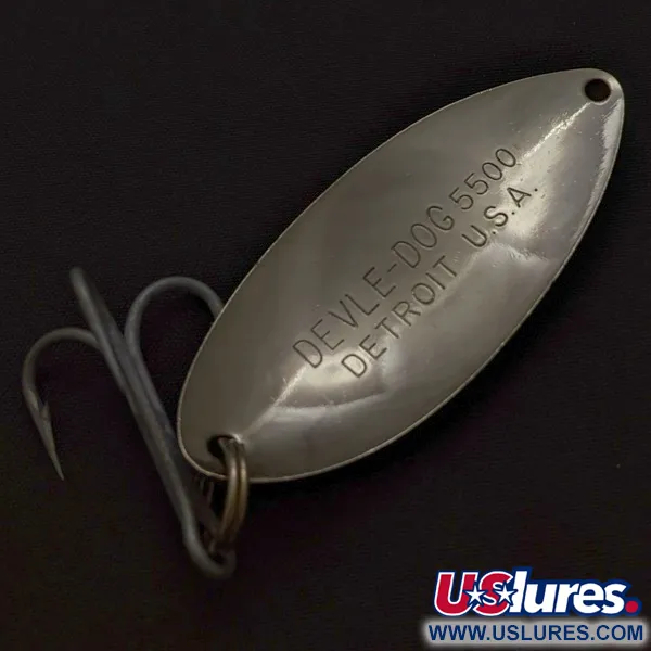 Eppinger Dardevle Devle Dog 5500 Detroit, Nickel 21g, Cuillère ondulante #24271