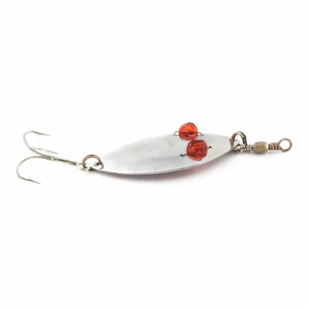 Gibbs Ruby Eye Wiggler, Argent/Rouge, 25g, Cuillère ondulante #24277