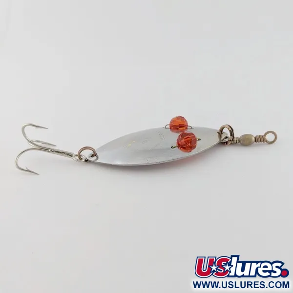 Gibbs Ruby Eye Wiggler, Argent/Rouge, 25g, Cuillère ondulante #24277