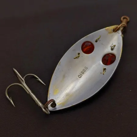 Gibbs Ruby Eye Wiggler, Argent/Rouge, 25g, Cuillère ondulante #24277