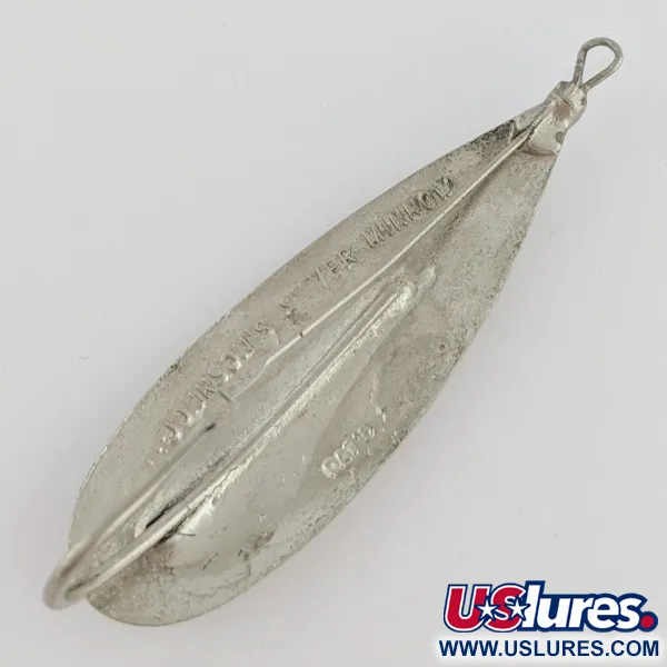 Johnson Silver Minnow, Nickel, 12g, Cuillère ondulante anti-herbe #24285