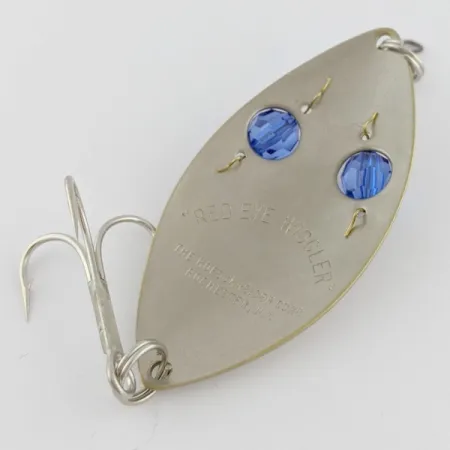 Hofschneider Red Eye Wiggler, 25g argent/laiton, cuillère #24287